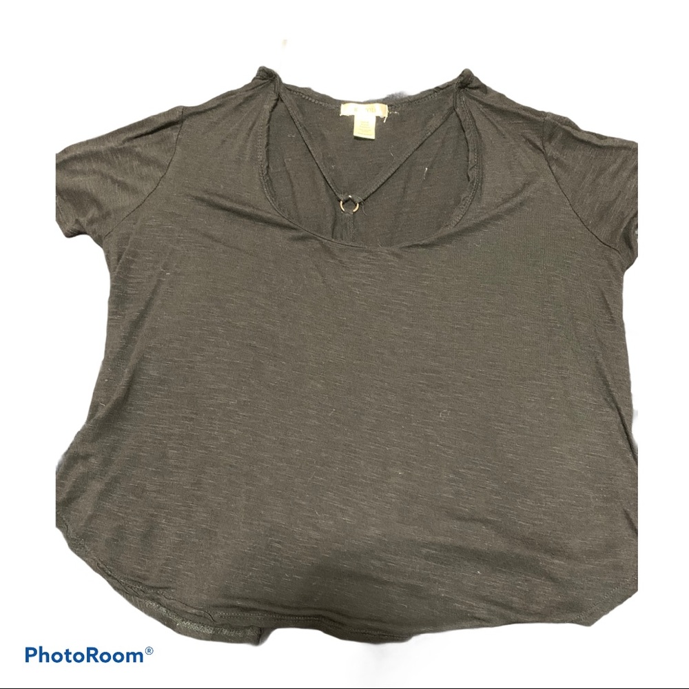 Bozzolo Criss-Cross Front Blouse